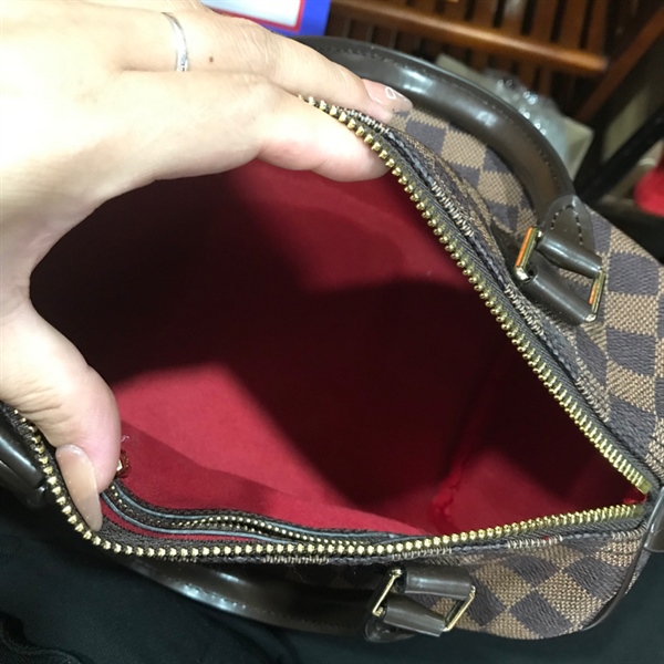 Túi speedy LV ô vuông nâu size 25cm KG+