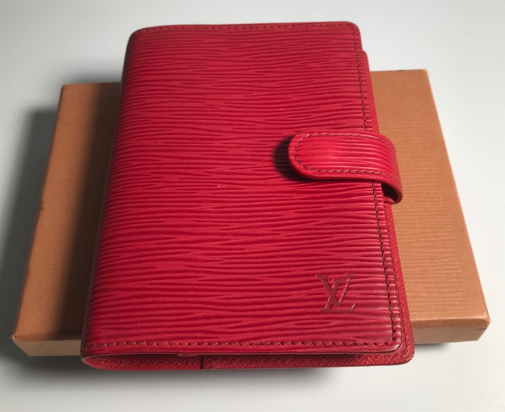 Ví card holder LV đỏ KG+