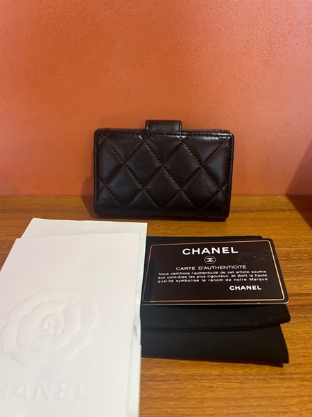 Ví Chanel Gập 2 Đen+