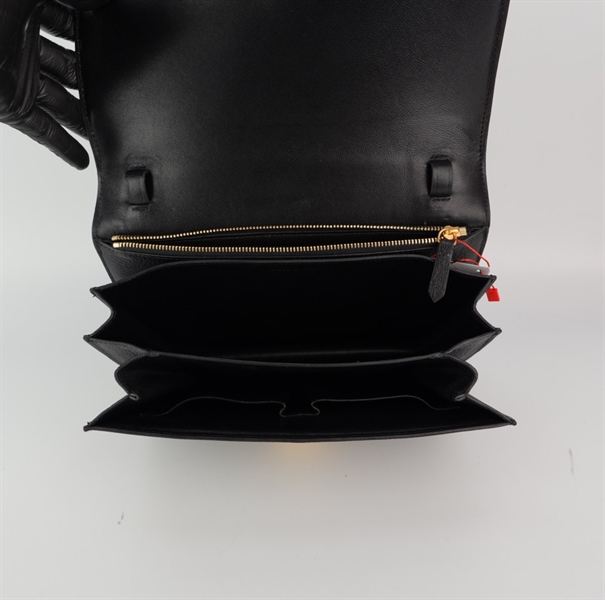 Túi Celine đen trơn sz 24cm+