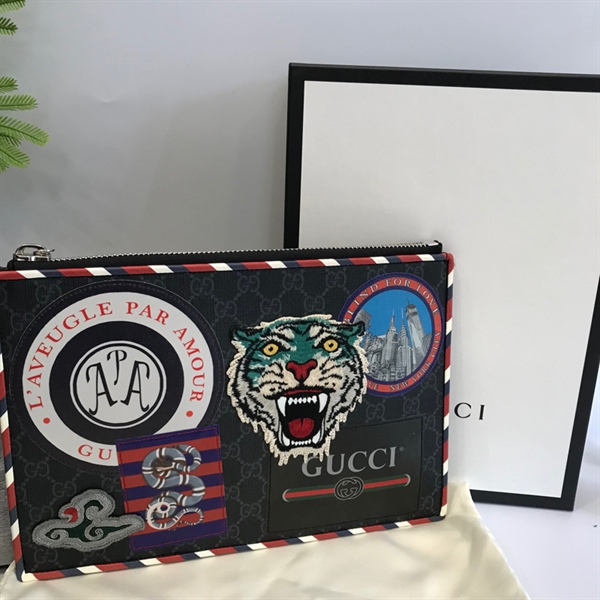 Túi Clutch Gucci KG + 5