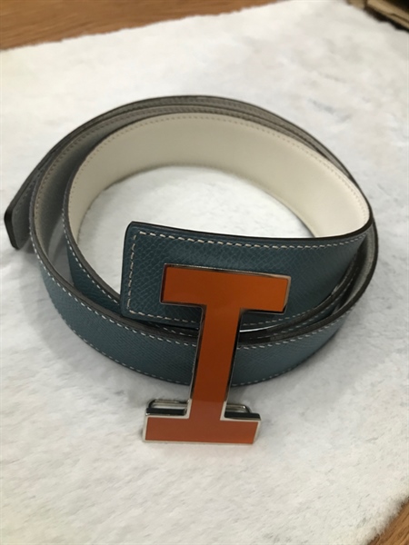 Thắt Lưng Hermes Màu Xanh Nhạt KG+