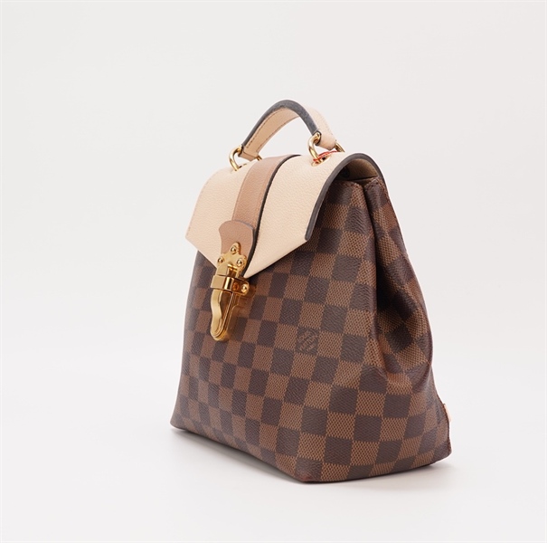 Balo LV ô vuông 2strap SR0139 sz24 KG+