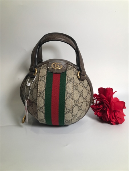 Túi GG tròn xám KG+