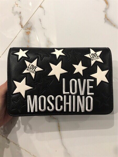 Túi Love Moschino sao trắng KG+