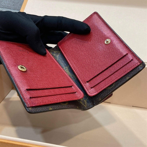 Ví Đựng Thẻ LV Lòng Đỏ+