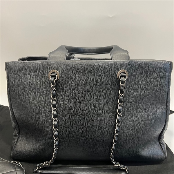Túi Chanel handle đen kèm ví