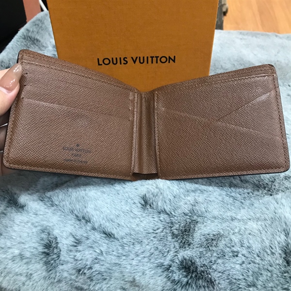 Ví LV gập đôi lòng nâu +