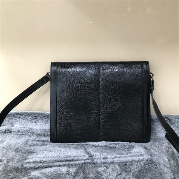 Túi Xách YSL Croc Đen KG+