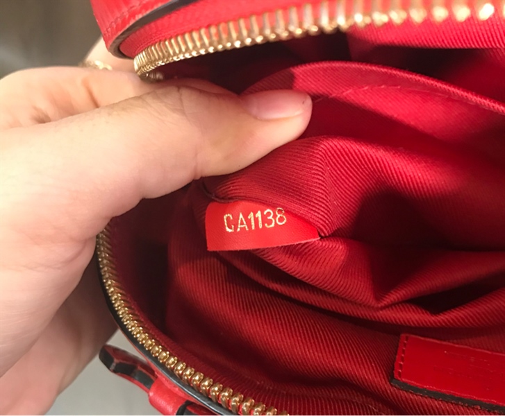 Túi LV đỏ nâu KG+