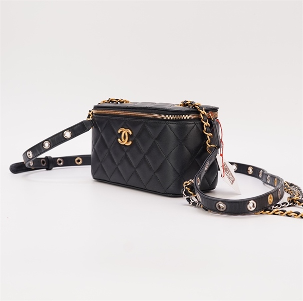 Túi Chanel hộp vuông đen size 16cm +