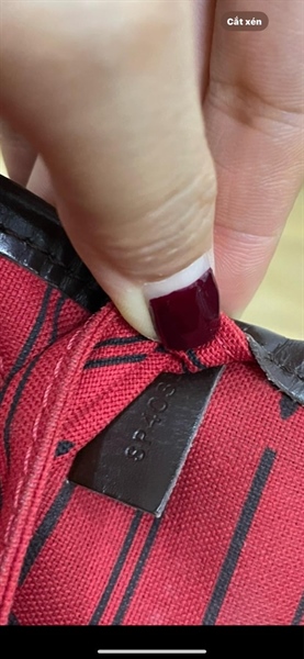 Túi Neverfull LV Ô vuông Nâu+