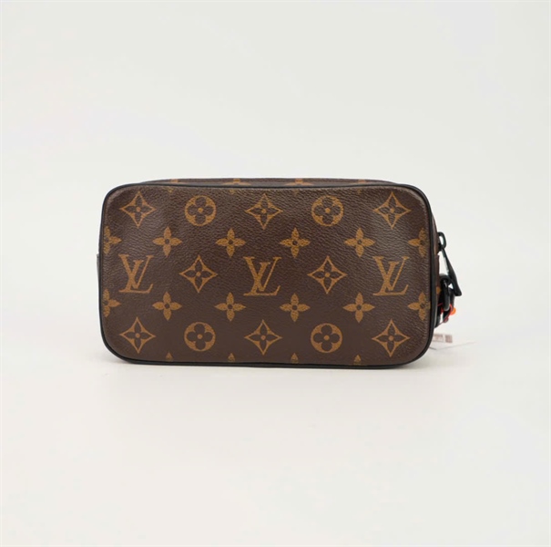 Túi LV hoa nâu dây xích cam size 20 TB+