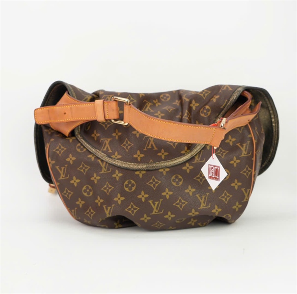 Túi LV hoa nâu có charm size 30 ++