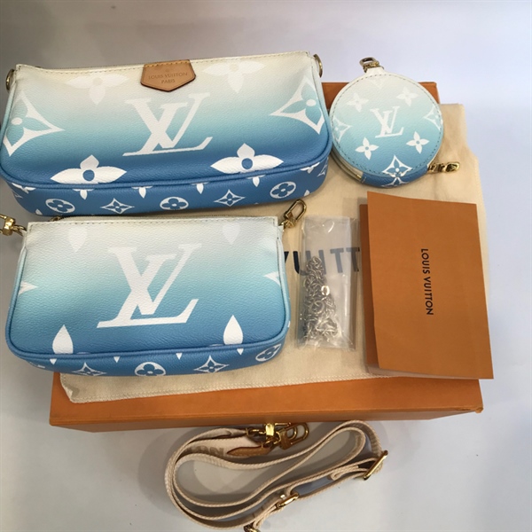 Túi LV Trắng Xanh Kg+