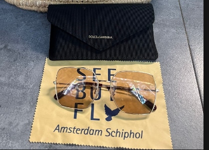 Kính D&G viền vàng KG+