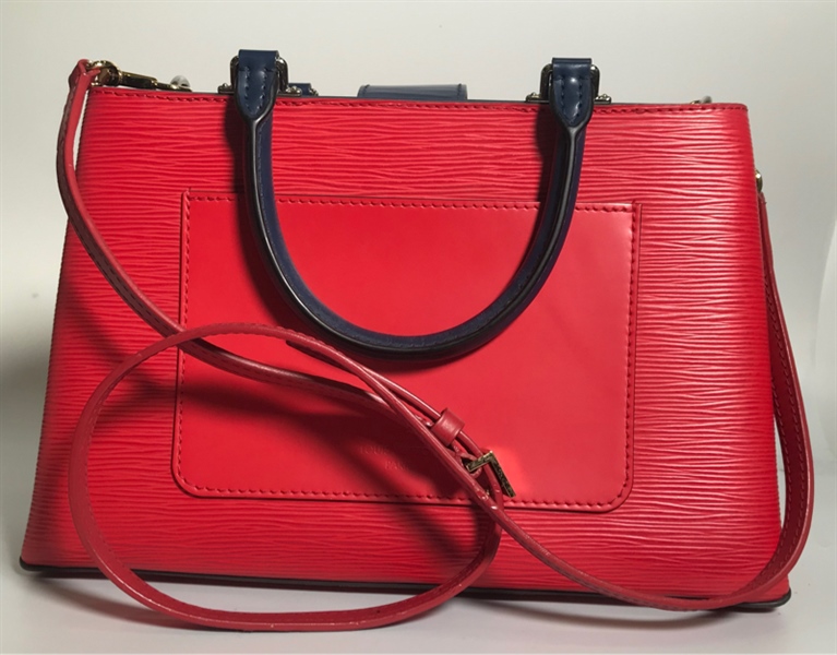 Túi LV đỏ quai xách Xanh KG+