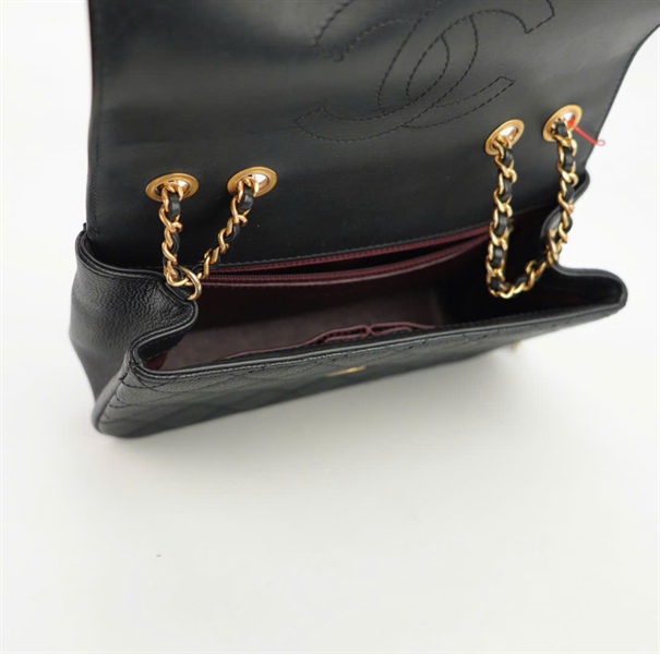 Túi Chanel Woc mài đen 20cm KG+