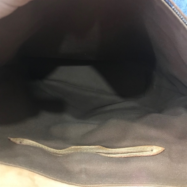 Balo LV ô vuông nắp nâu KG+