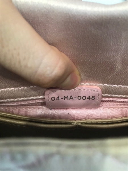 Túi Dior hồng đính đá KG+