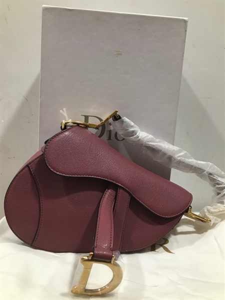 Túi Dior Yên Ngựa Hồng Đậm+