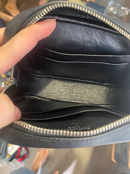 Túi YSL đen Hoạ tiết Love KG+