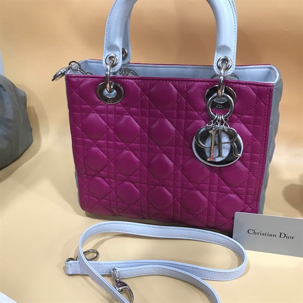 Túi Lady Dior Hồng KG+