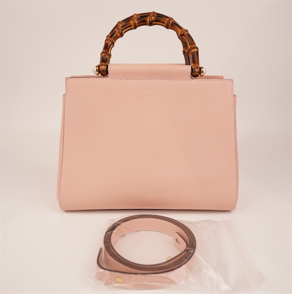 Túi GC hồng quai gỗ+