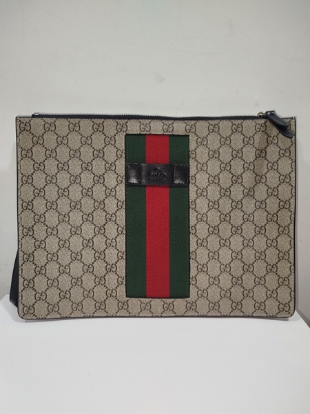 Túi Clutch GG 35cm Phối Đỏ Xanh Rêu+