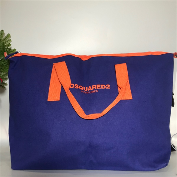 Túi Dsquared2 xanh viền cam F+