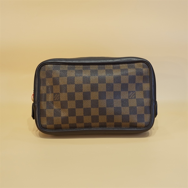 Túi Lv cầm tay ô vuông nâu KG+