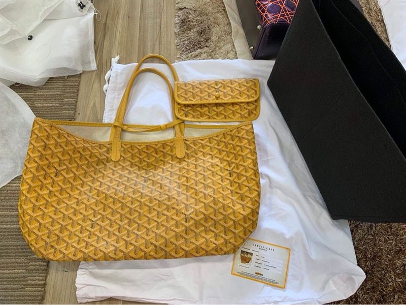Túi Tote Goyard Vàng Kèm Ví Nhỏ KG+