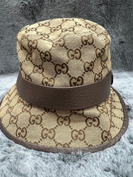 Nón Gucci màu nâu KG+