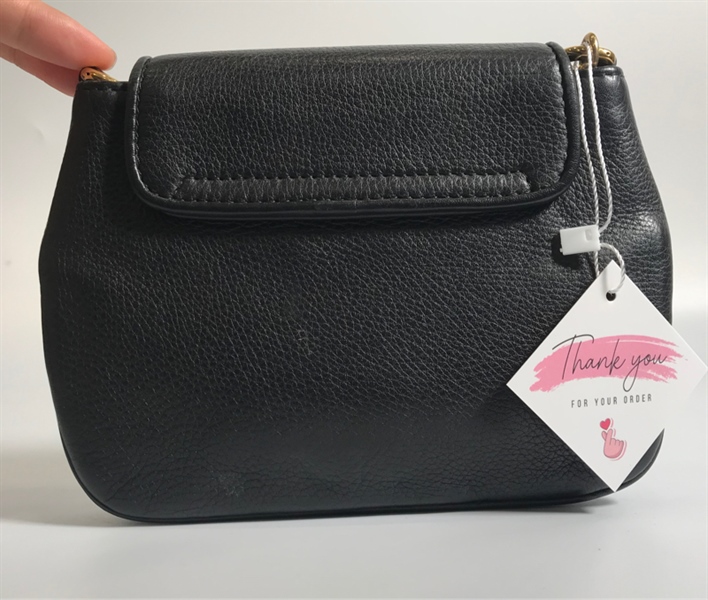 Túi GC đen khoá vàng KG+