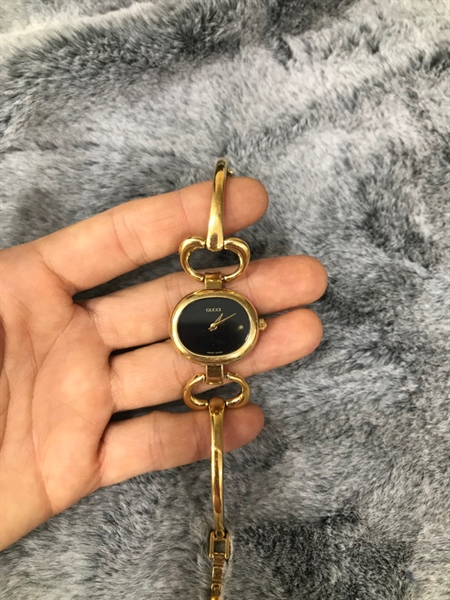 Đồng Hồ GG Nữ Vàng Mặt Đen (0024960) +