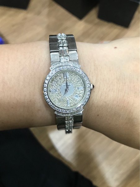 Đồng hồ Louis & Balenciaga mặt đính đá KG+