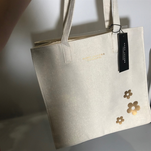 Túi Marc Jacobs hoa trắng F+