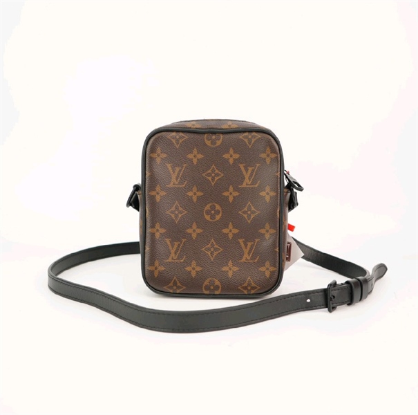 Túi LV đeo chéo hoa nâu KG+