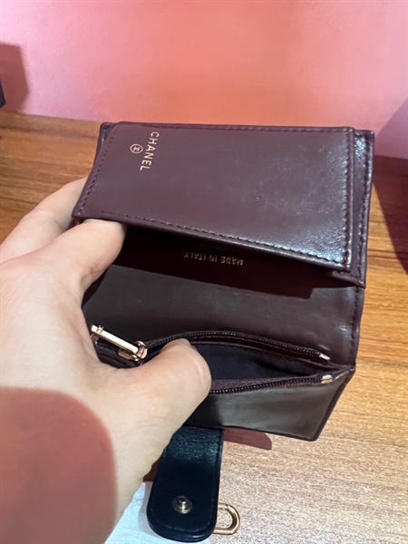 Ví Chanel Gập 2 Đen+