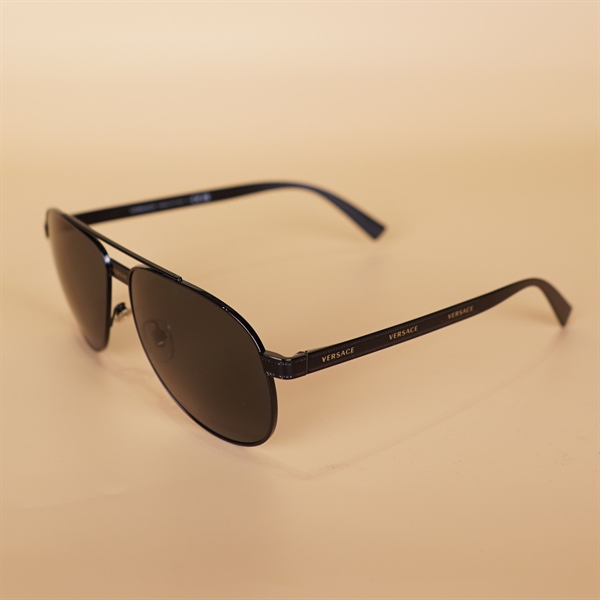 Kính Versace Đen kim loại KG+