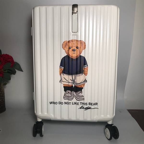 Vali gấu trắng sữa KG+