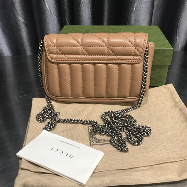 Túi GG nude đậm +