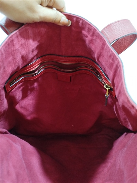 Túi Tote GG Sọc Đỏ KG+