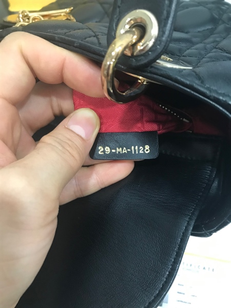 Túi Lady Dior Đen+