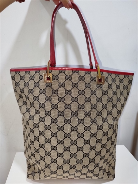 Túi Tote GG Quai Đỏ+