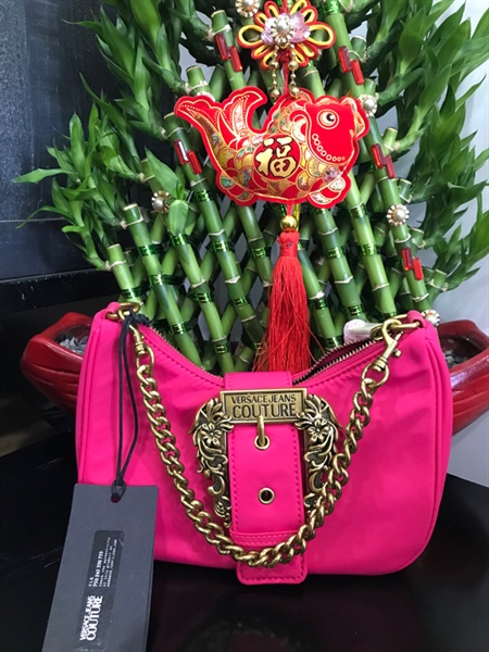 Túi Versace Hồng Đậm KG+