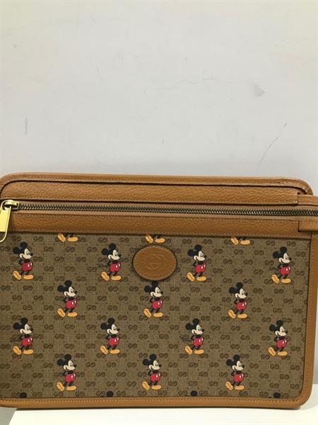 Túi Clutch GG Vàng Hình Chuột Micky+