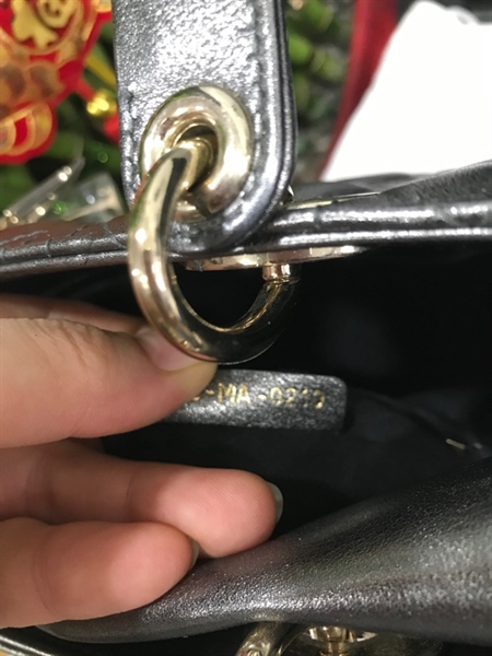 Túi Lady Dior Xám Bạc KG+