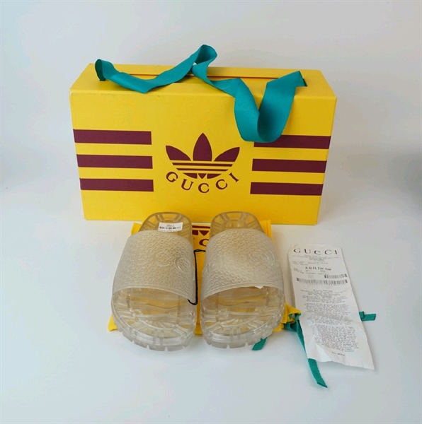 Dép GG-Adidas màu trong KG+