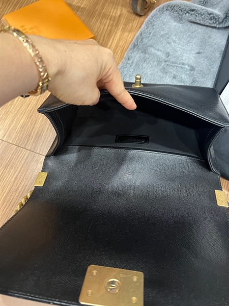 Túi chanel boy đen +
